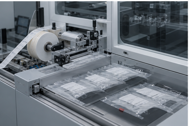 Inpatient pharmacy packaging automation scene